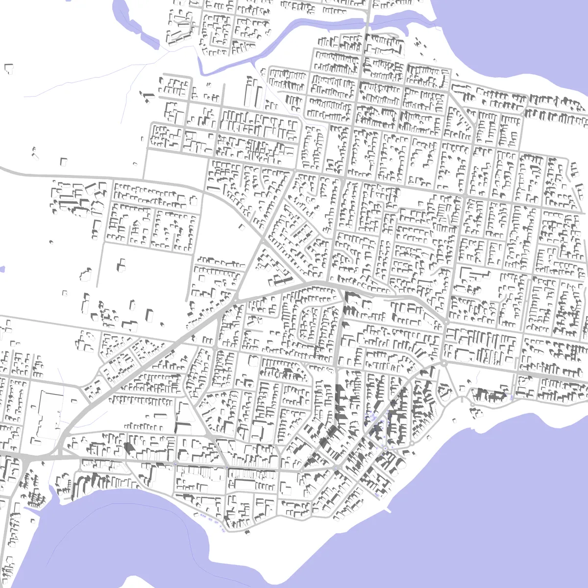 Caloundra site plan (2.5 km)