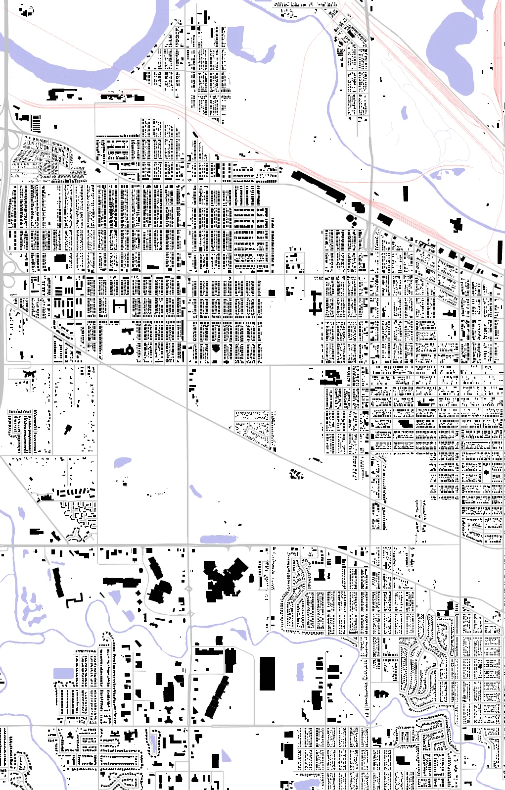 Calumet City figure ground plan