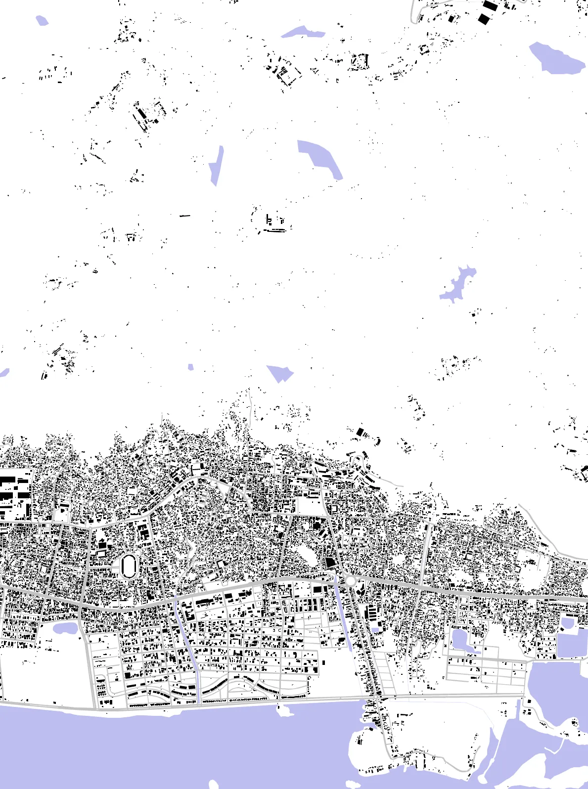 Cẩm Phả figure ground plan