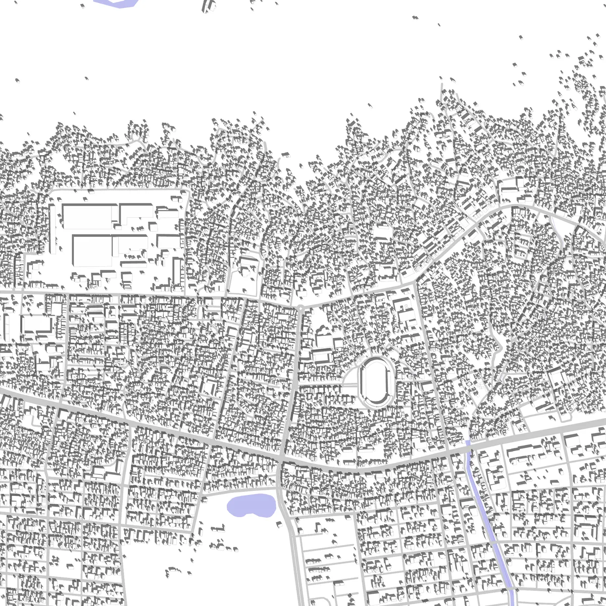 Cẩm Phả site plan (2.5 km)