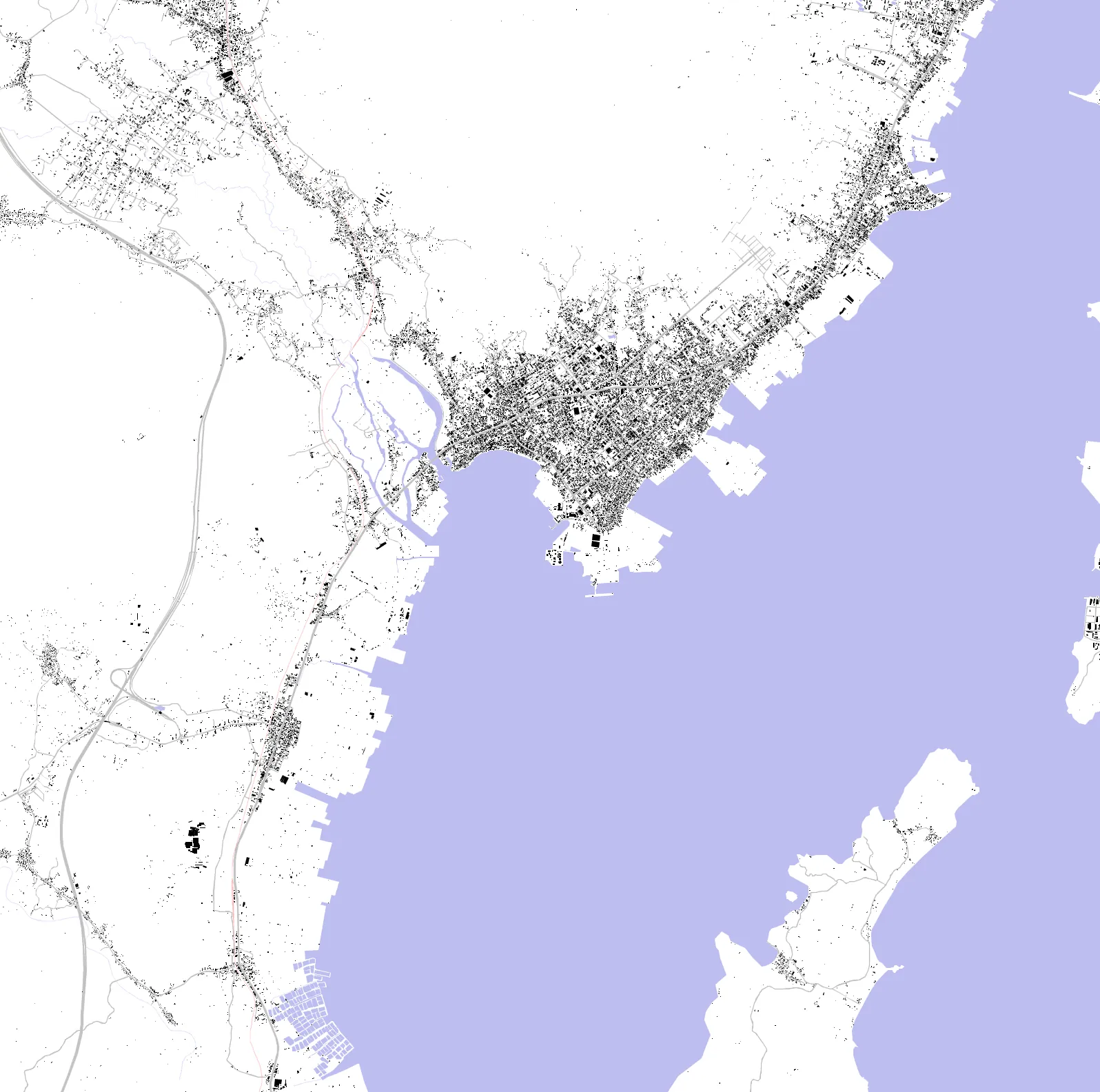 Cam Ranh figure ground plan