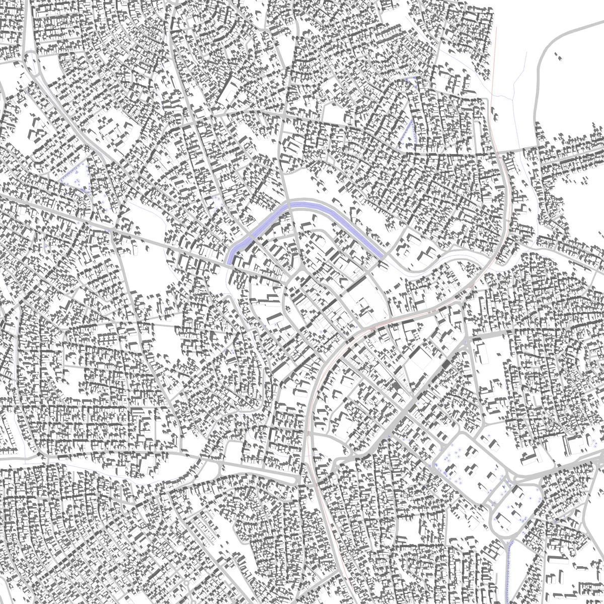 Camaçari site plan (2.5 km)