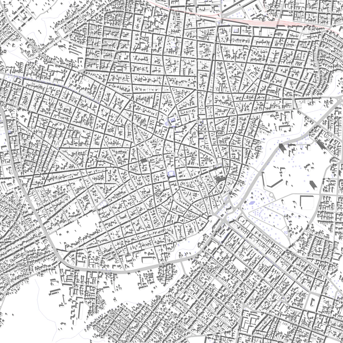 Camagüey plano de situación (2,5 km)