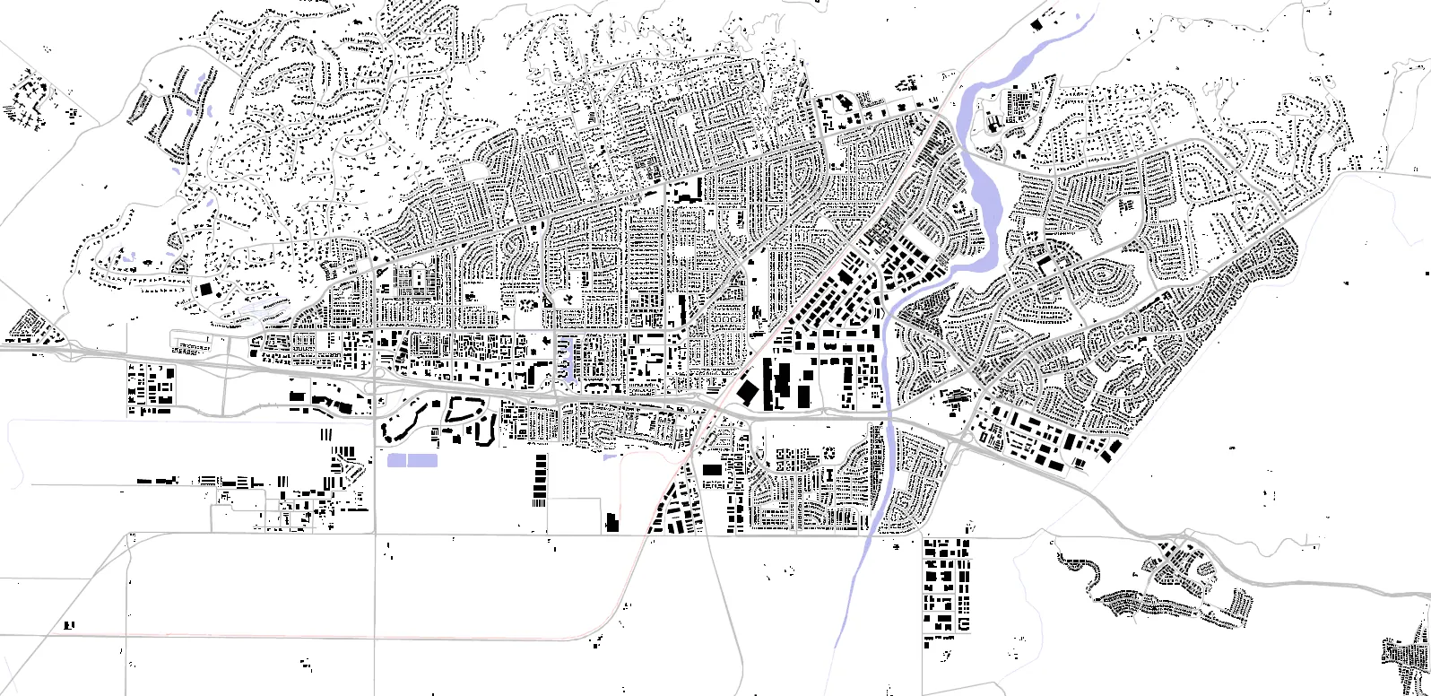 Camarillo figure ground plan