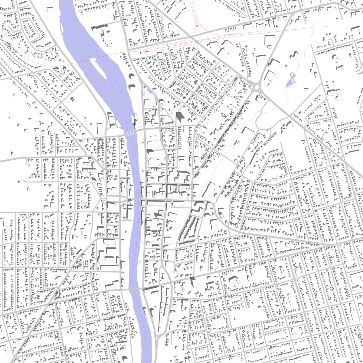 Cambridge site plan (2.5 km)