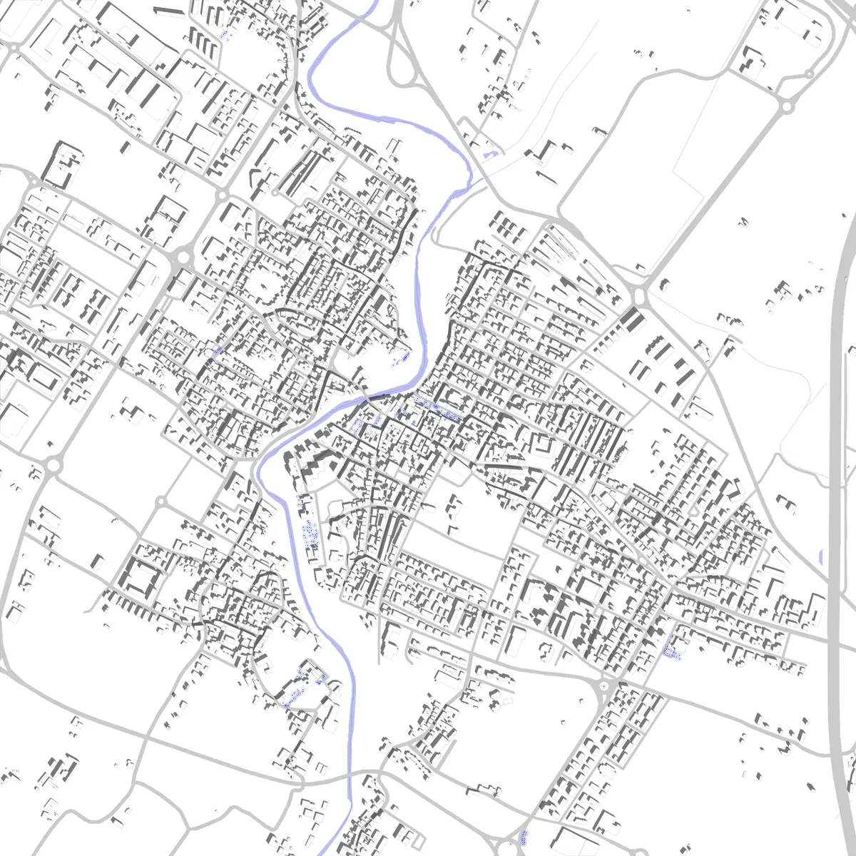 Campi Bisenzio planimetria di sito (2.5 km)
