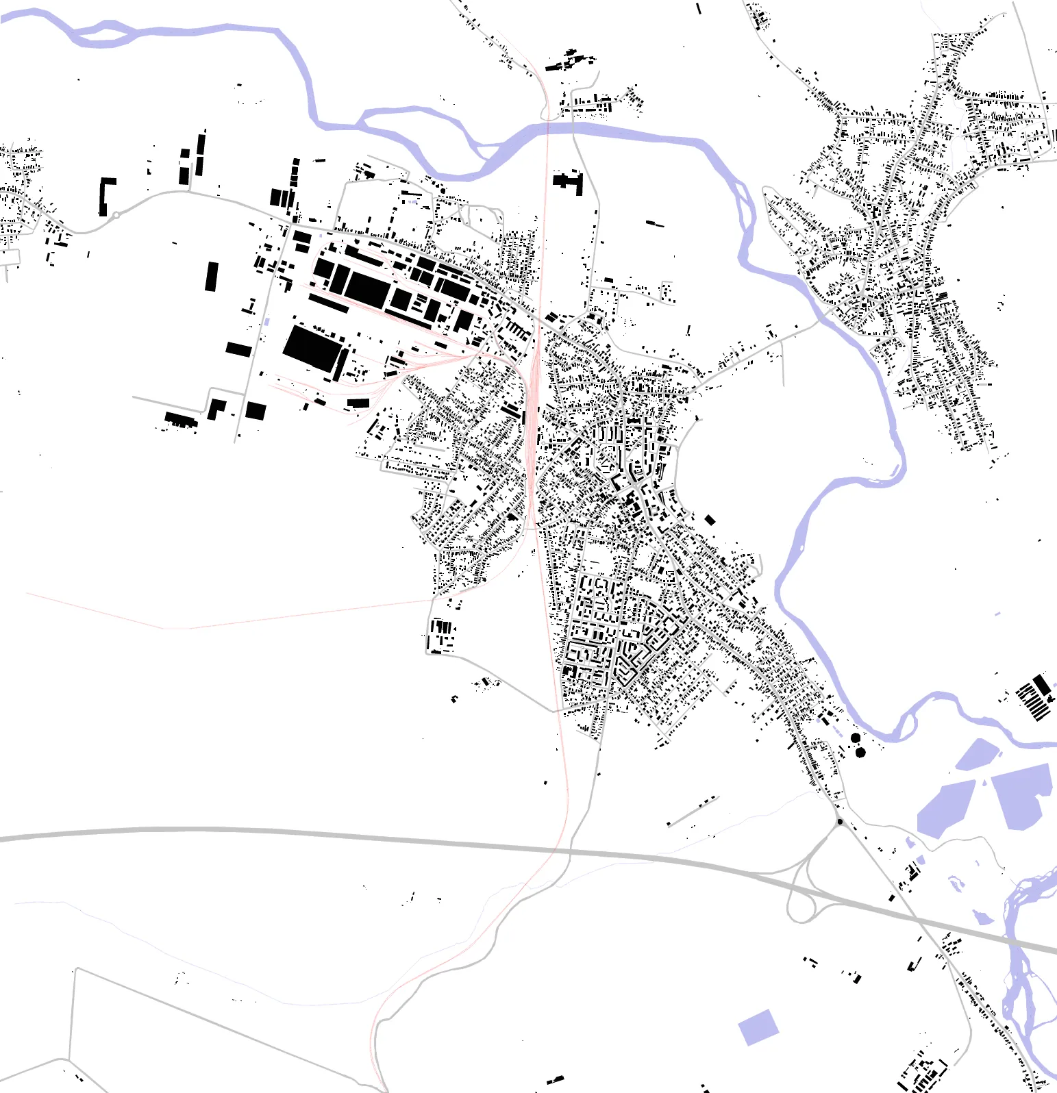 Câmpia Turzii figure ground plan