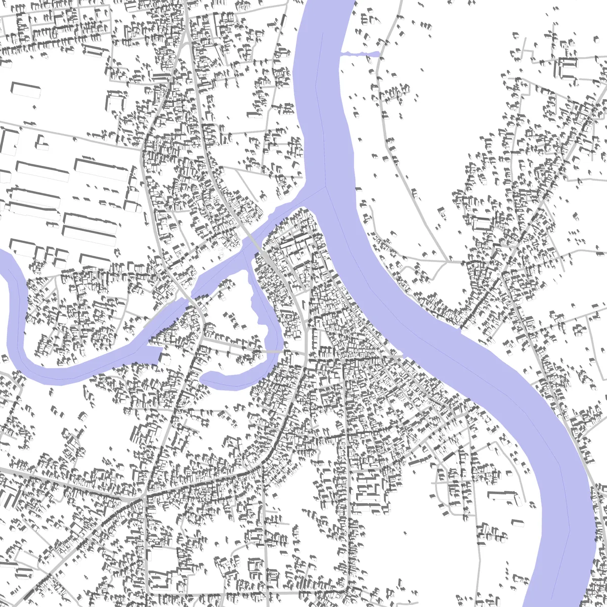 Cần Giuộc Lageplan (2,5 km)