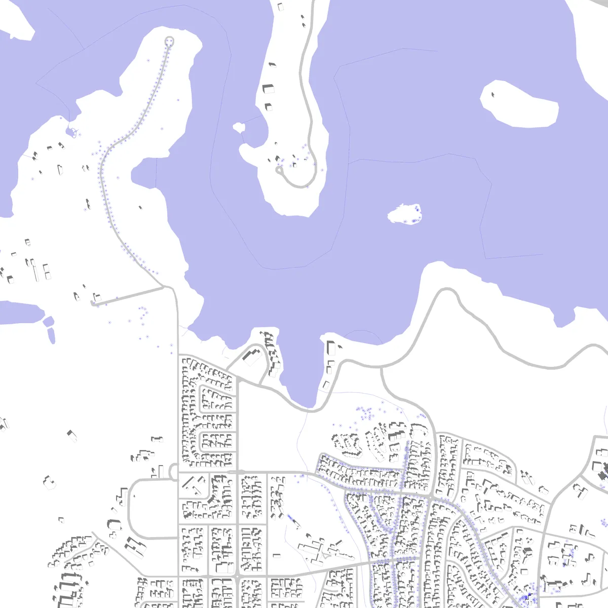 Canberra Lageplan (2,5 km)
