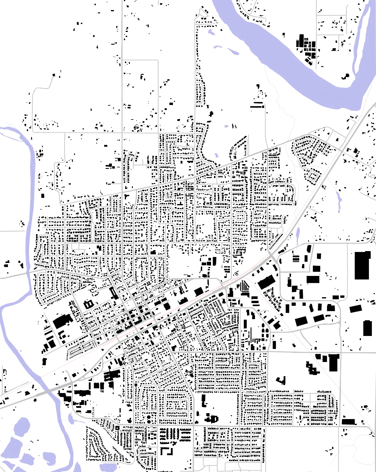 Canby figure ground plan