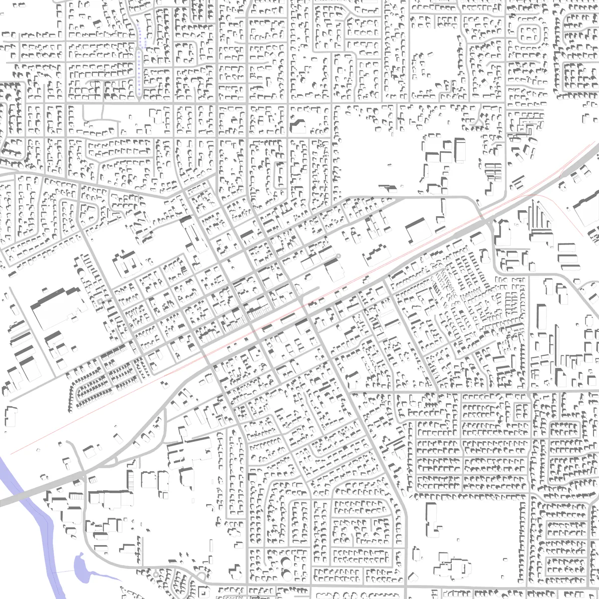 Canby site plan (2.5 km)