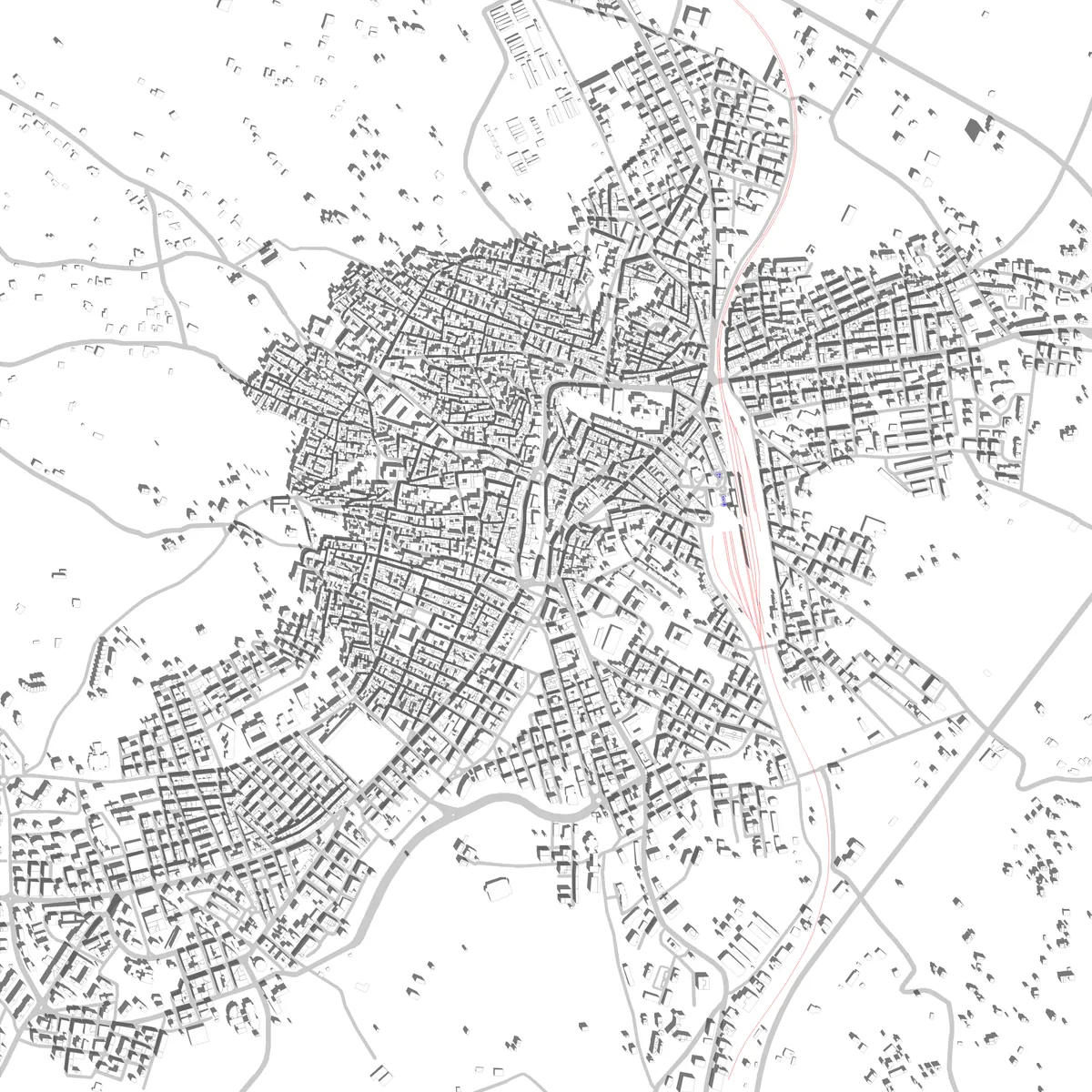 Canicattì planimetria di sito (2.5 km)