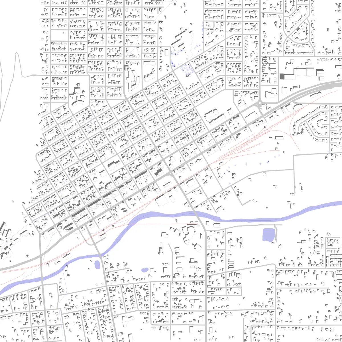 Cañon City site plan (2.5 km)