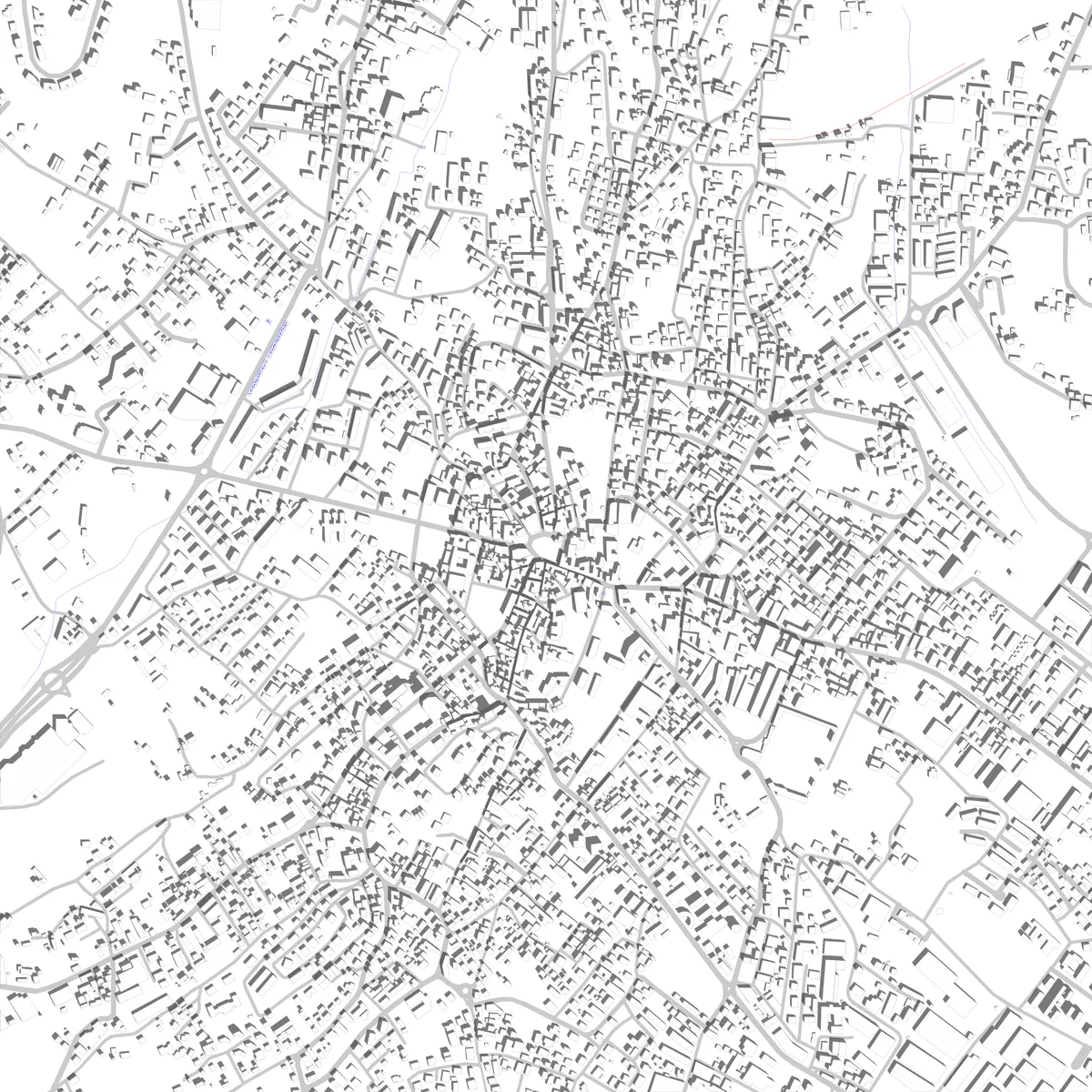 Cantu planimetria di sito (2,5 km)