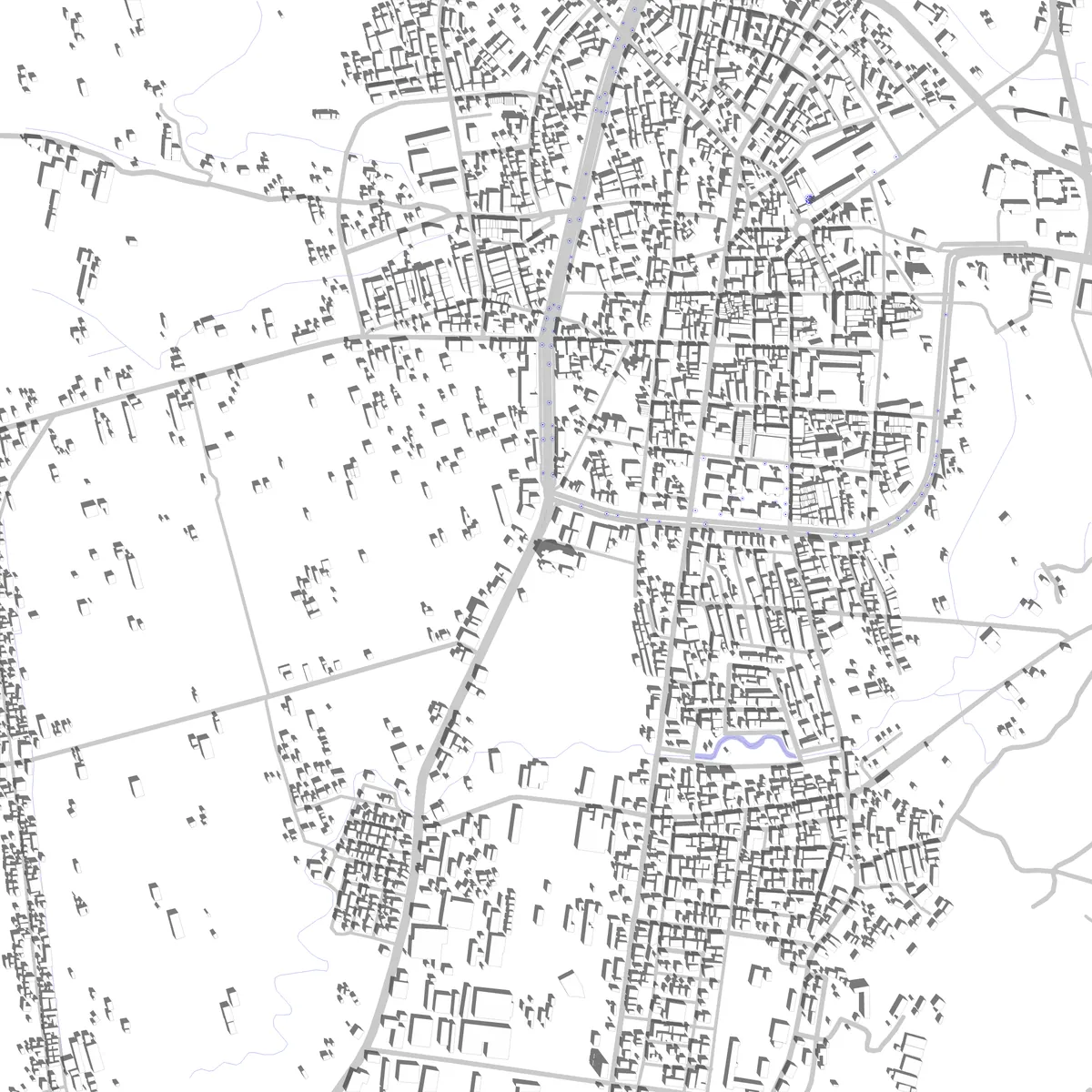 Caotun Lageplan (2,5 km)