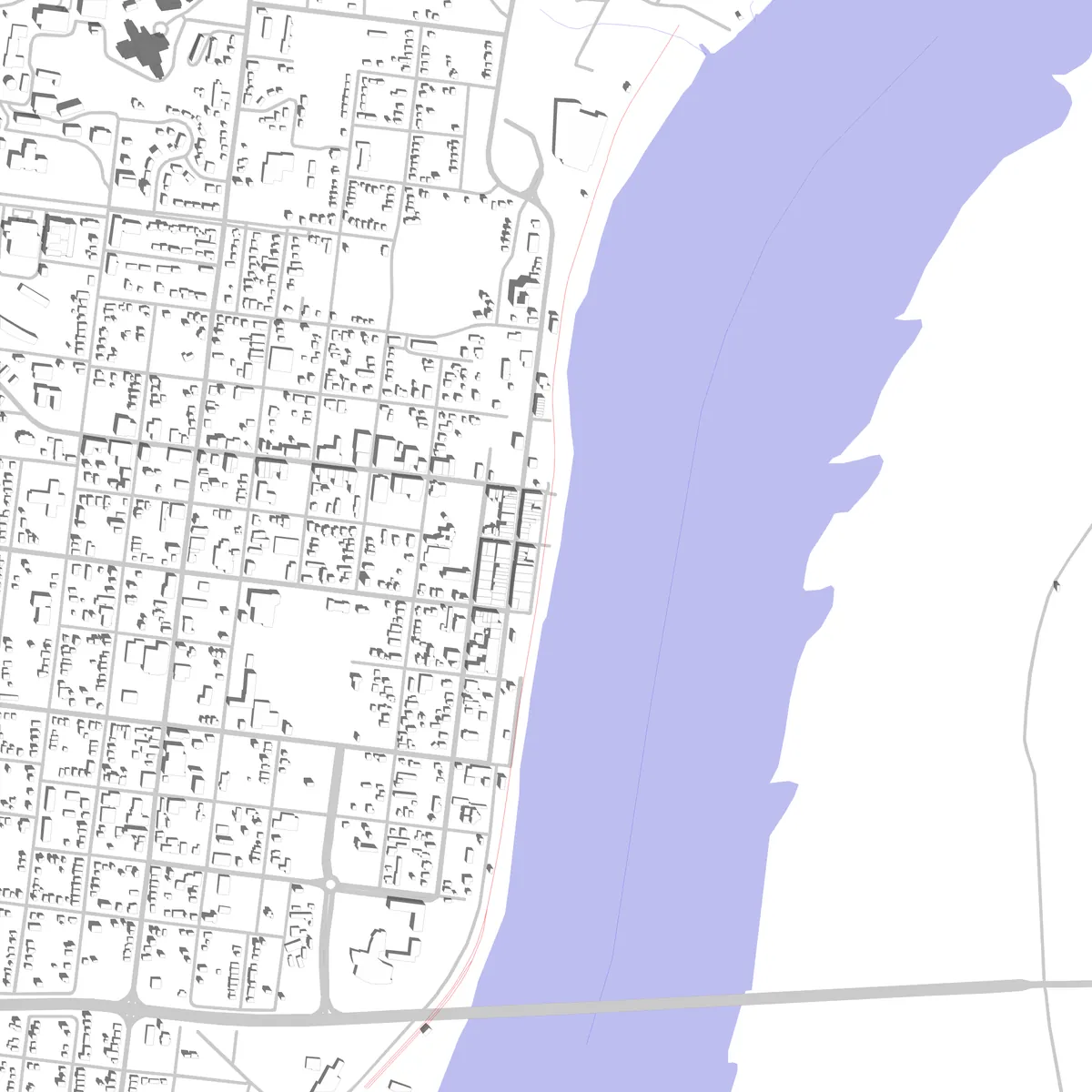 Cape Girardeau site plan (2.5 km)