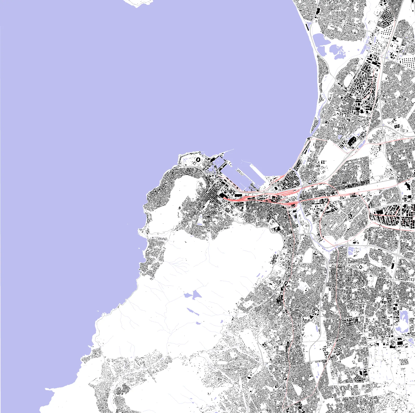 Cape Town figure ground plan