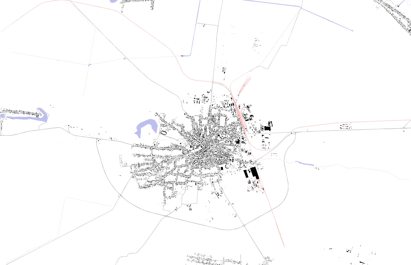 Caracal figure ground plan