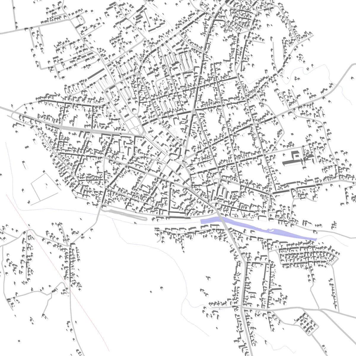 Caransebeș site plan (2,5 km)