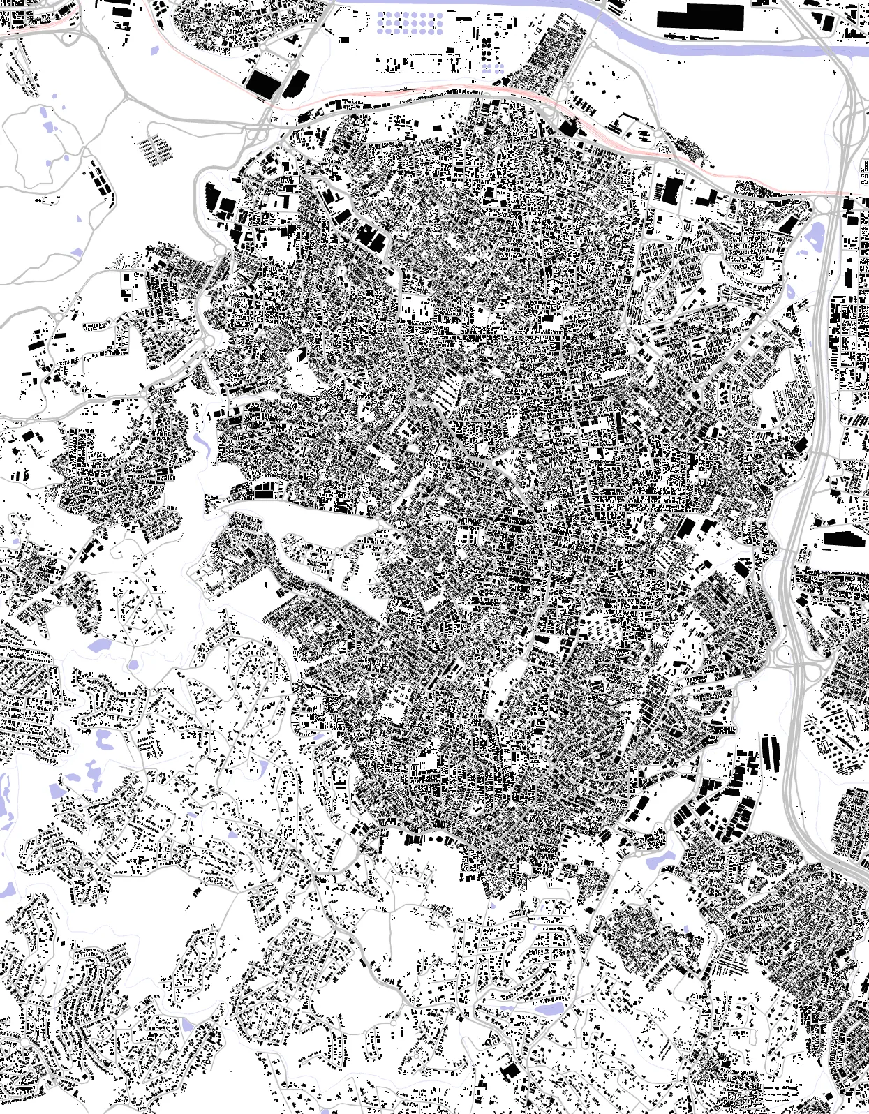 Carapicuíba planta de cheios e vazios