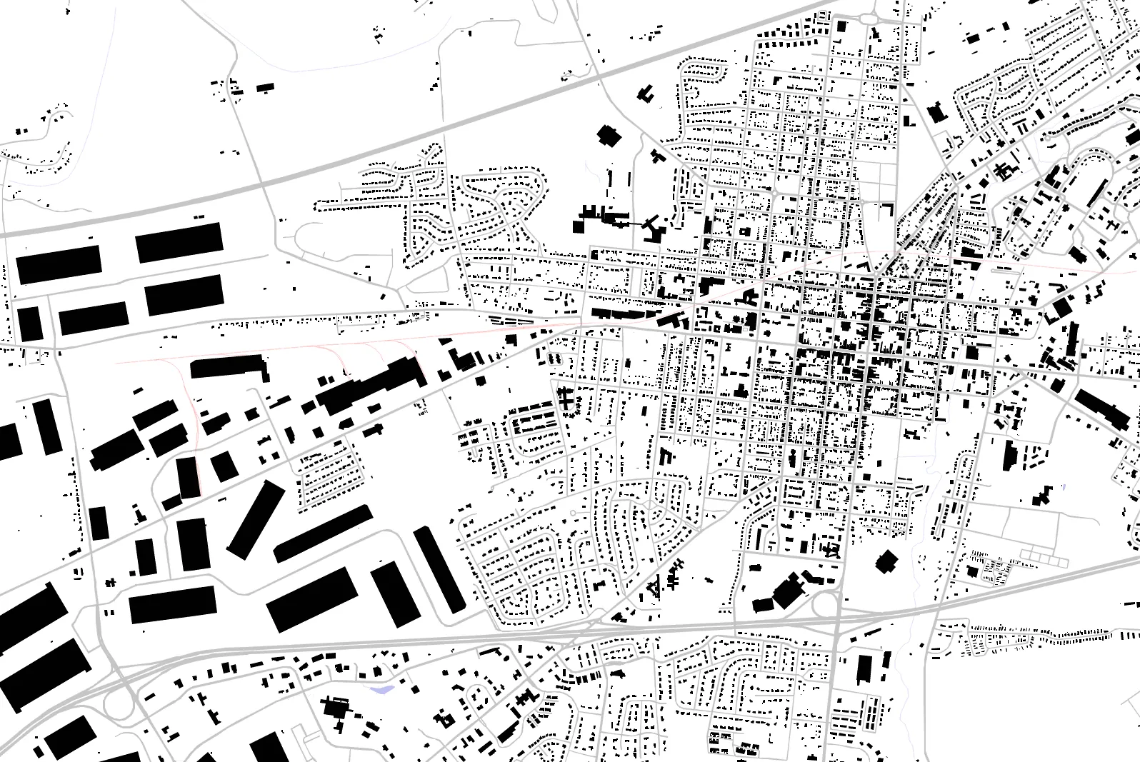 Carlisle figure ground plan