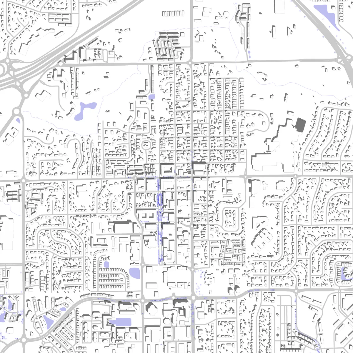 Carmel Lageplan (2,5 km)