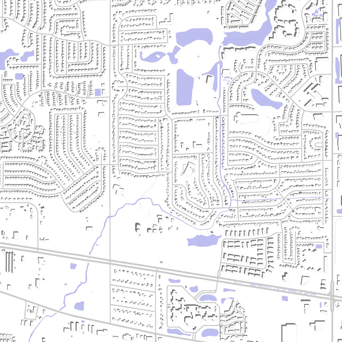 Carol Stream site plan (2.5 km)
