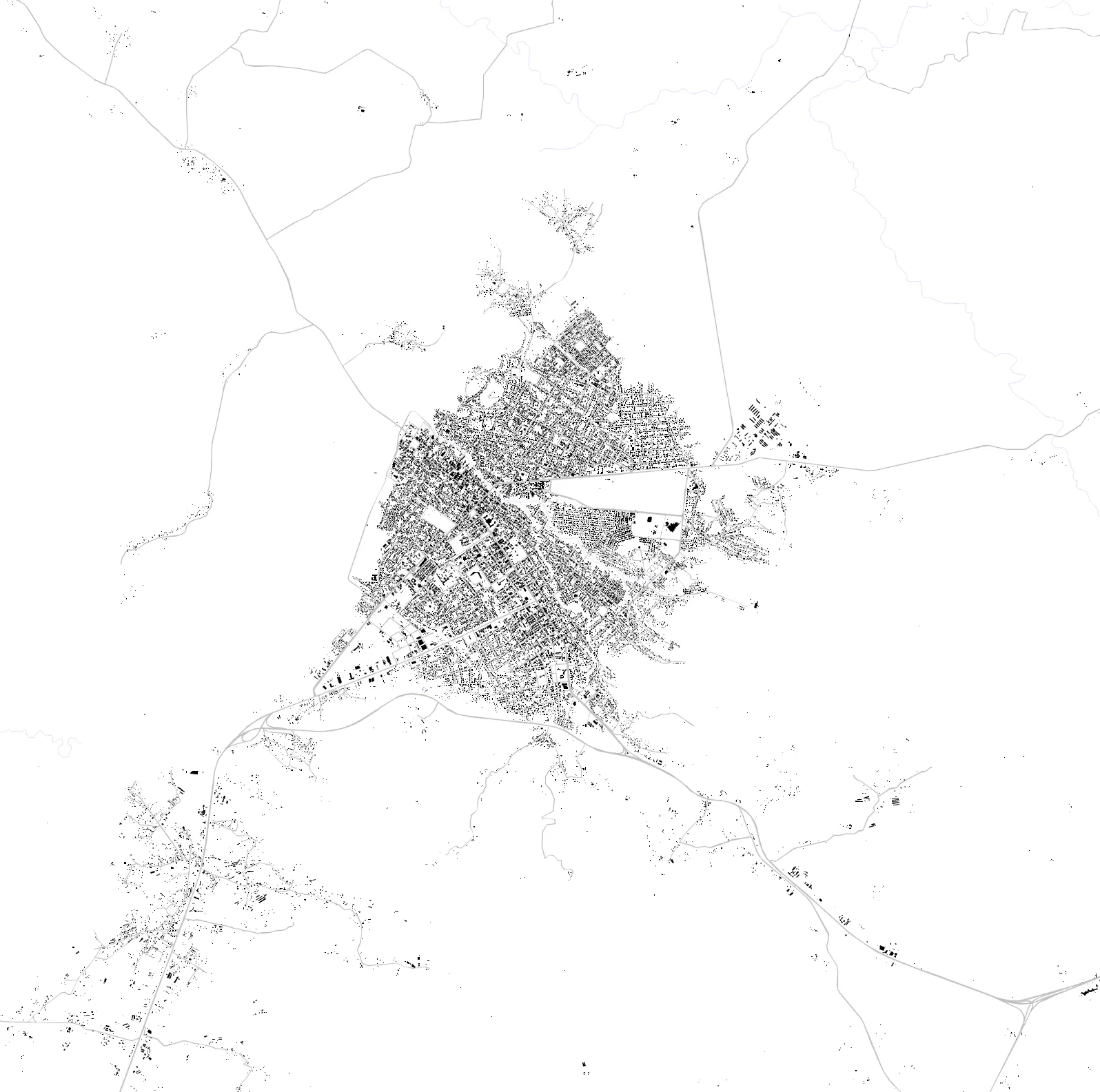 Carora plano de masas