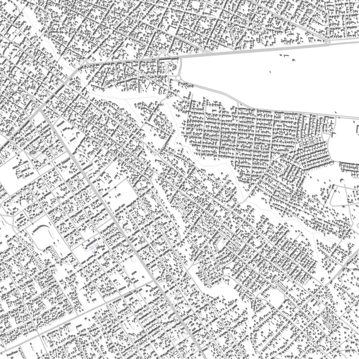 Carora plano de situación (2,5 km)