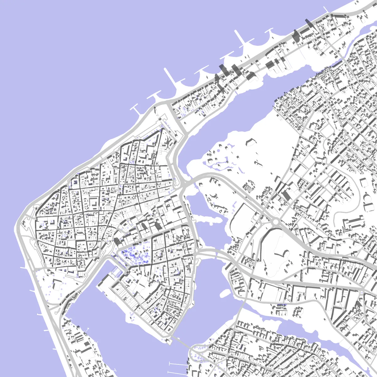 Cartagena plano de situación (2.5 km)