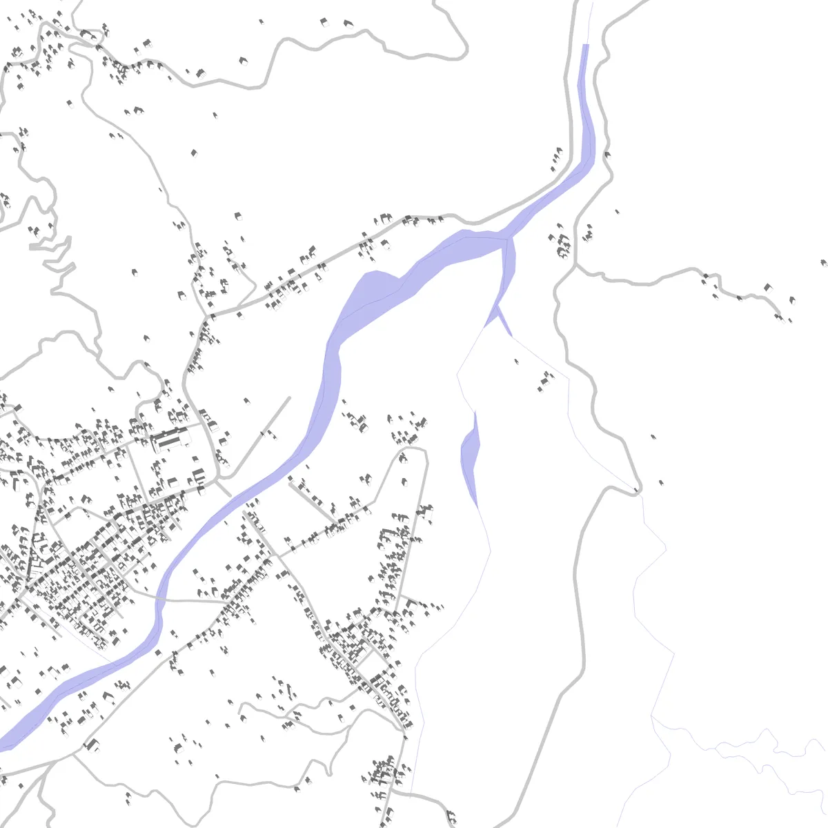 Cartago plano de situación (2,5 km)