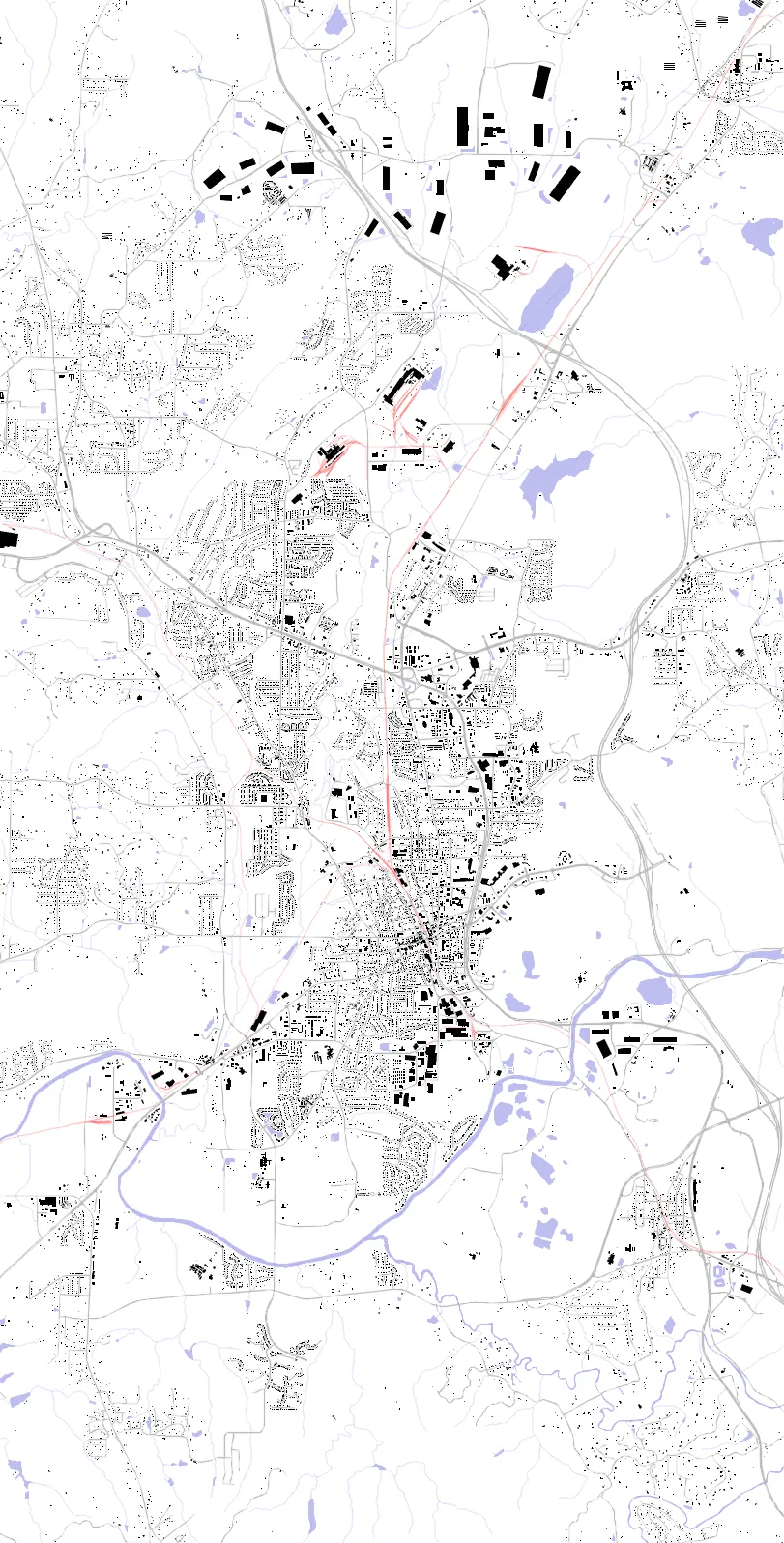 Cartersville Schwarzplan