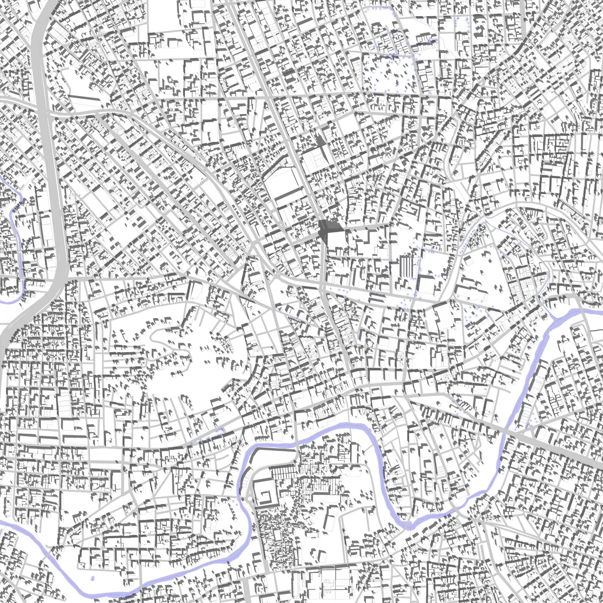 Caruaru planta de localização (2,5 km)