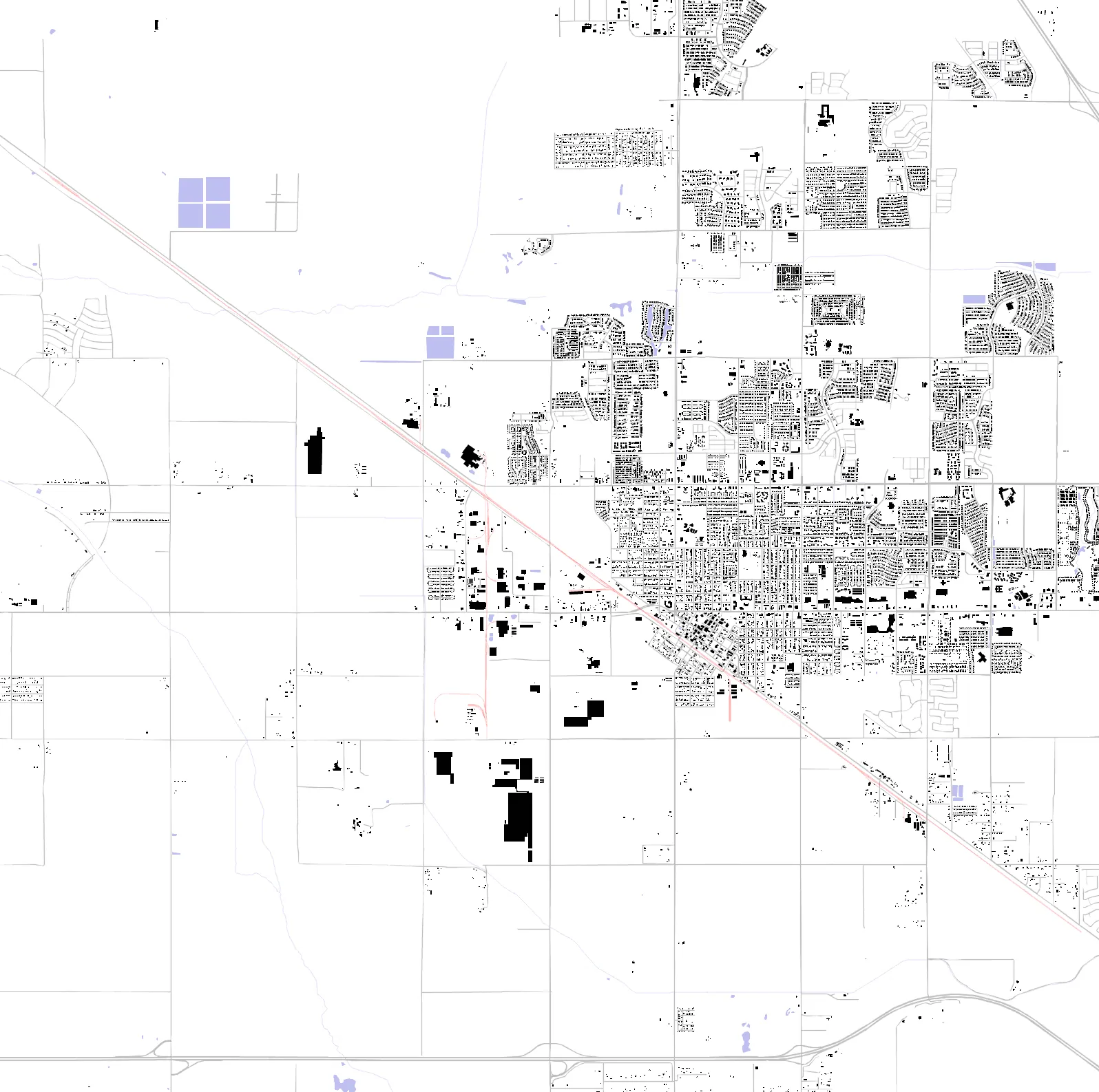 Casa Grande figure ground plan