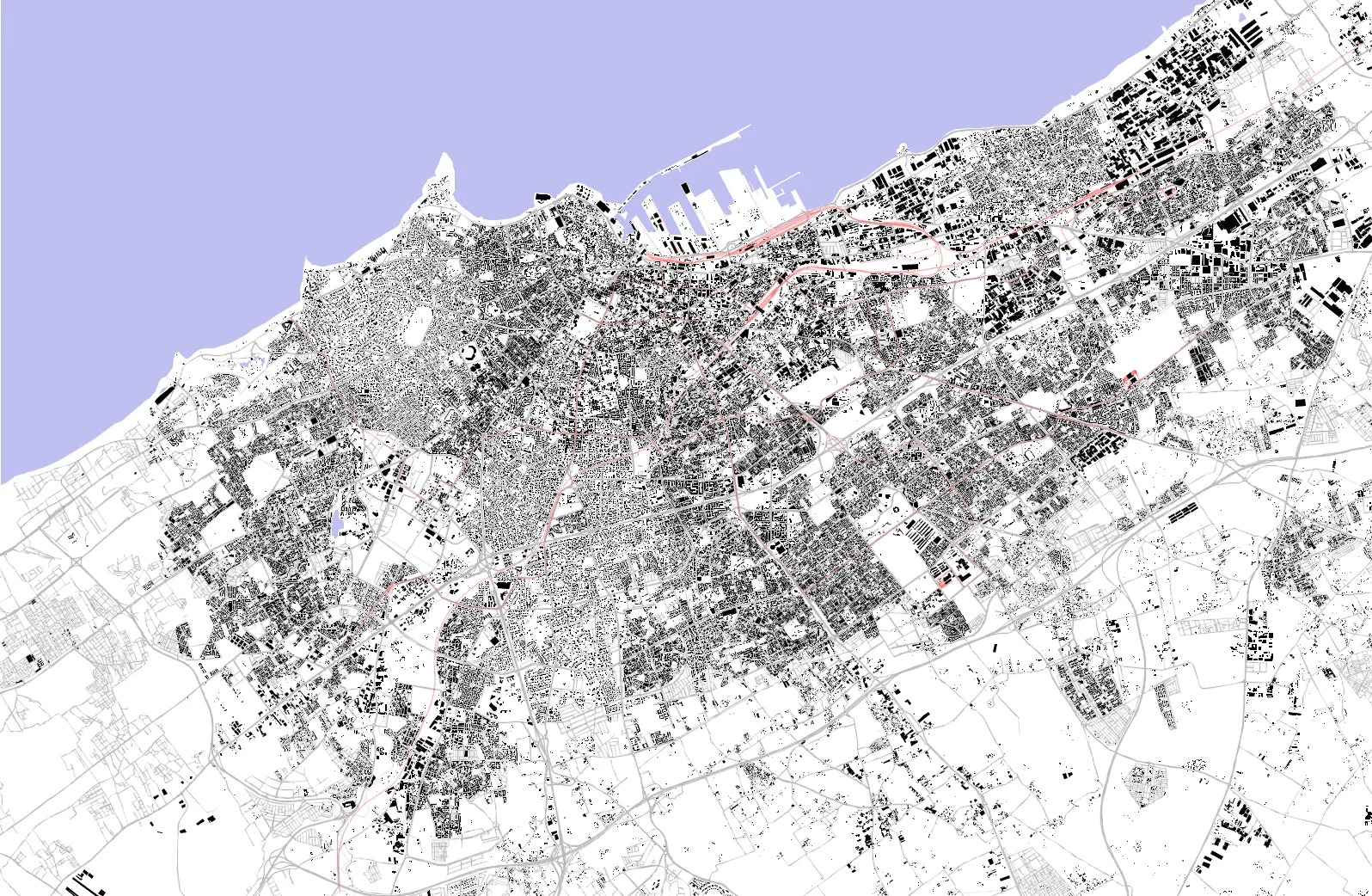Casablanca Schwarzplan