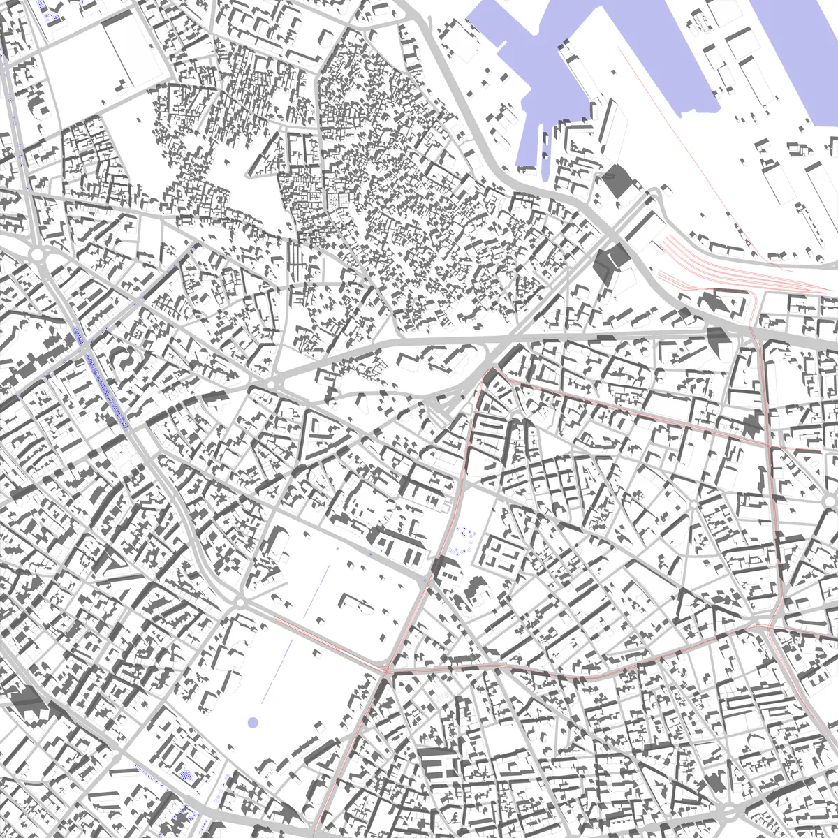 Casablanca Lageplan (2,5 km)