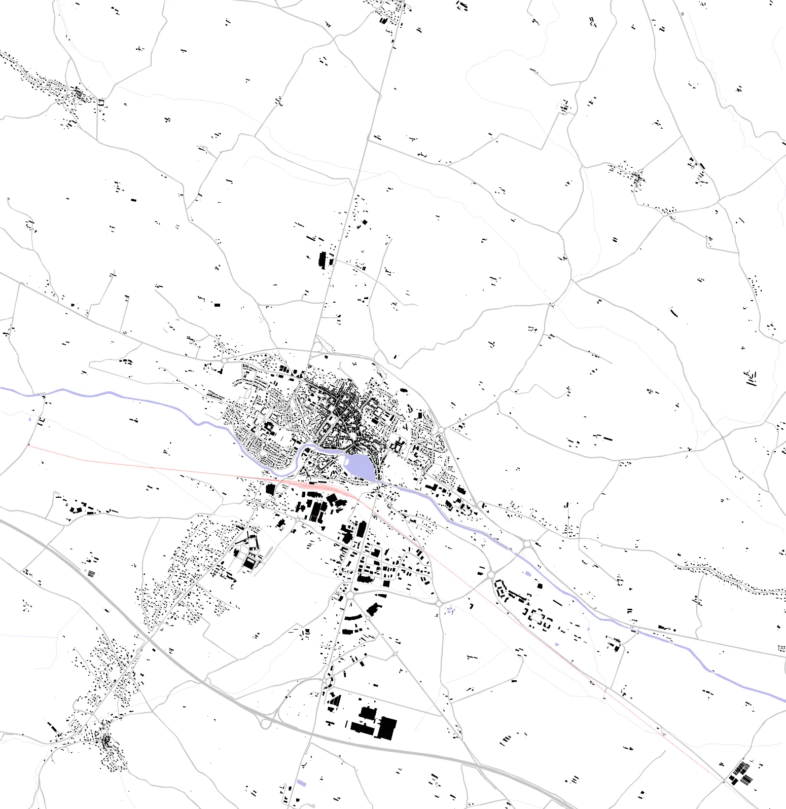 Castelnaudary Schwarzplan