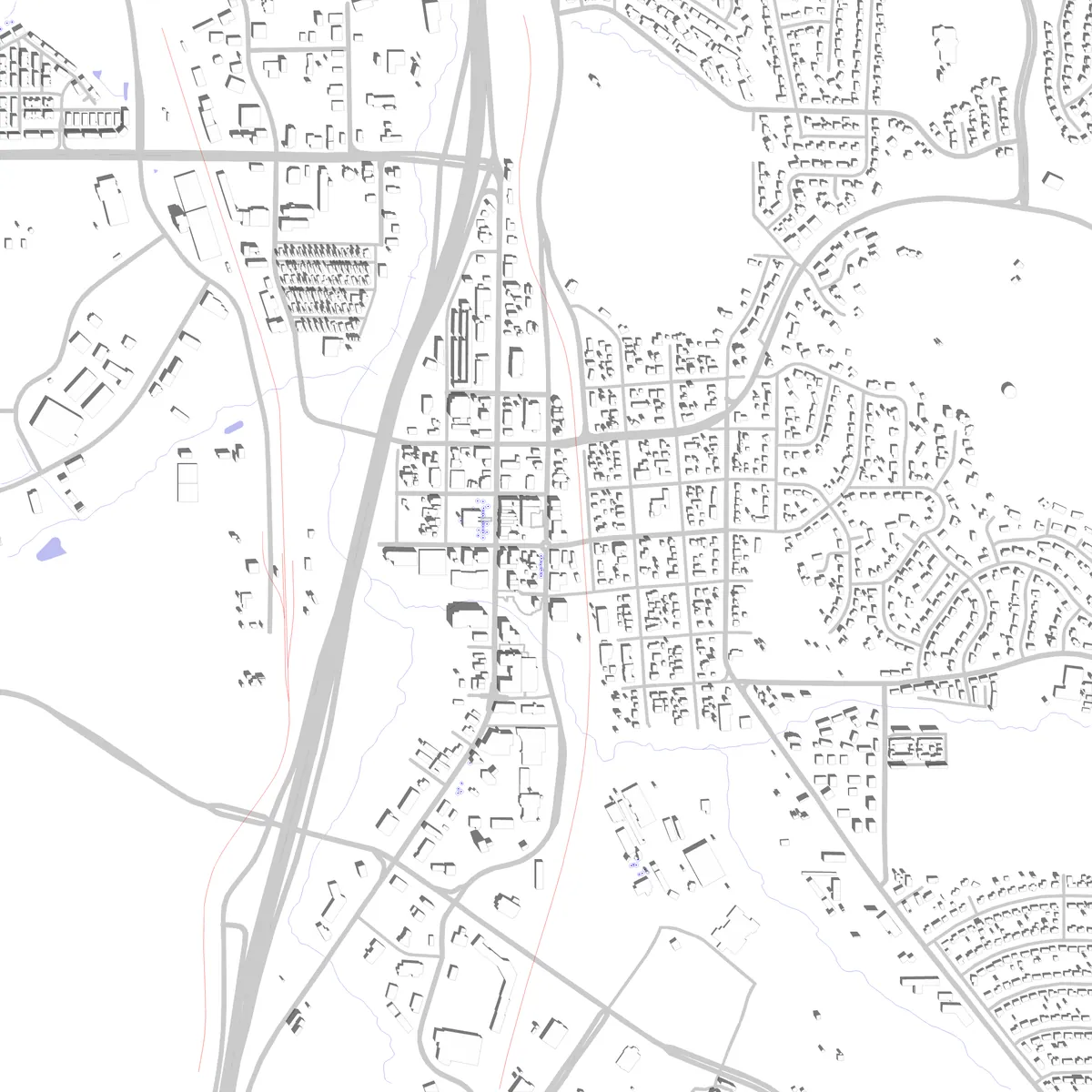 Castle Rock site plan (2.5 km)