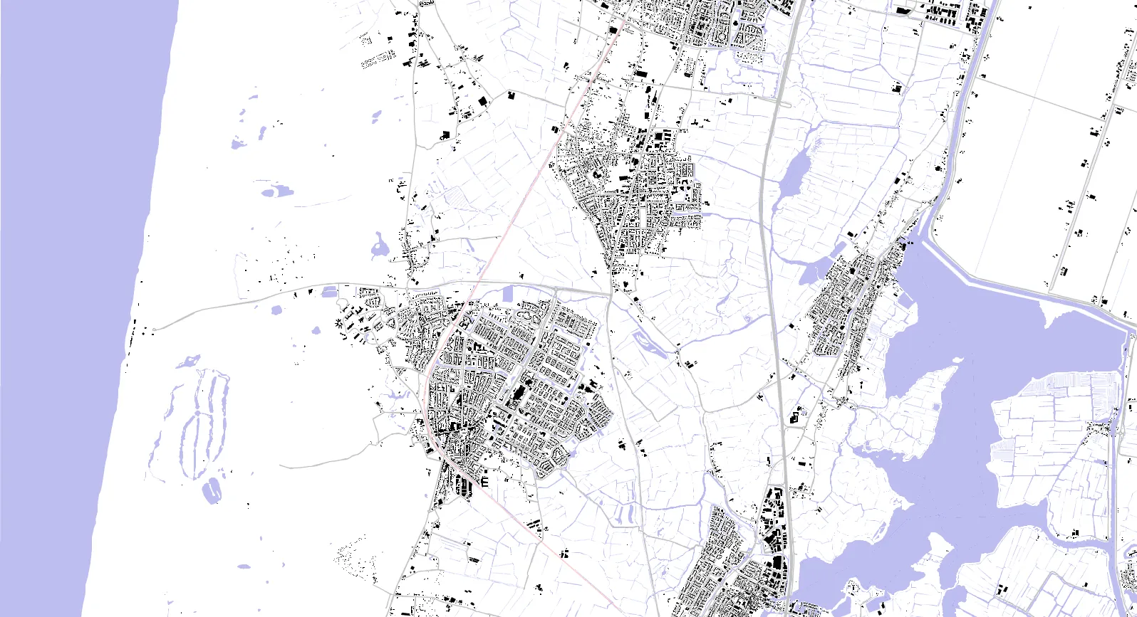 Castricum figure ground plan
