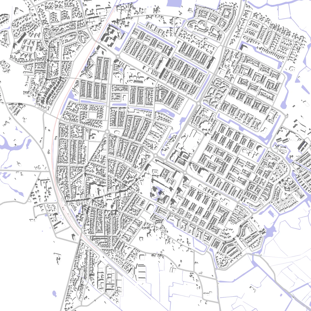 Castricum site plan (2.5 km)