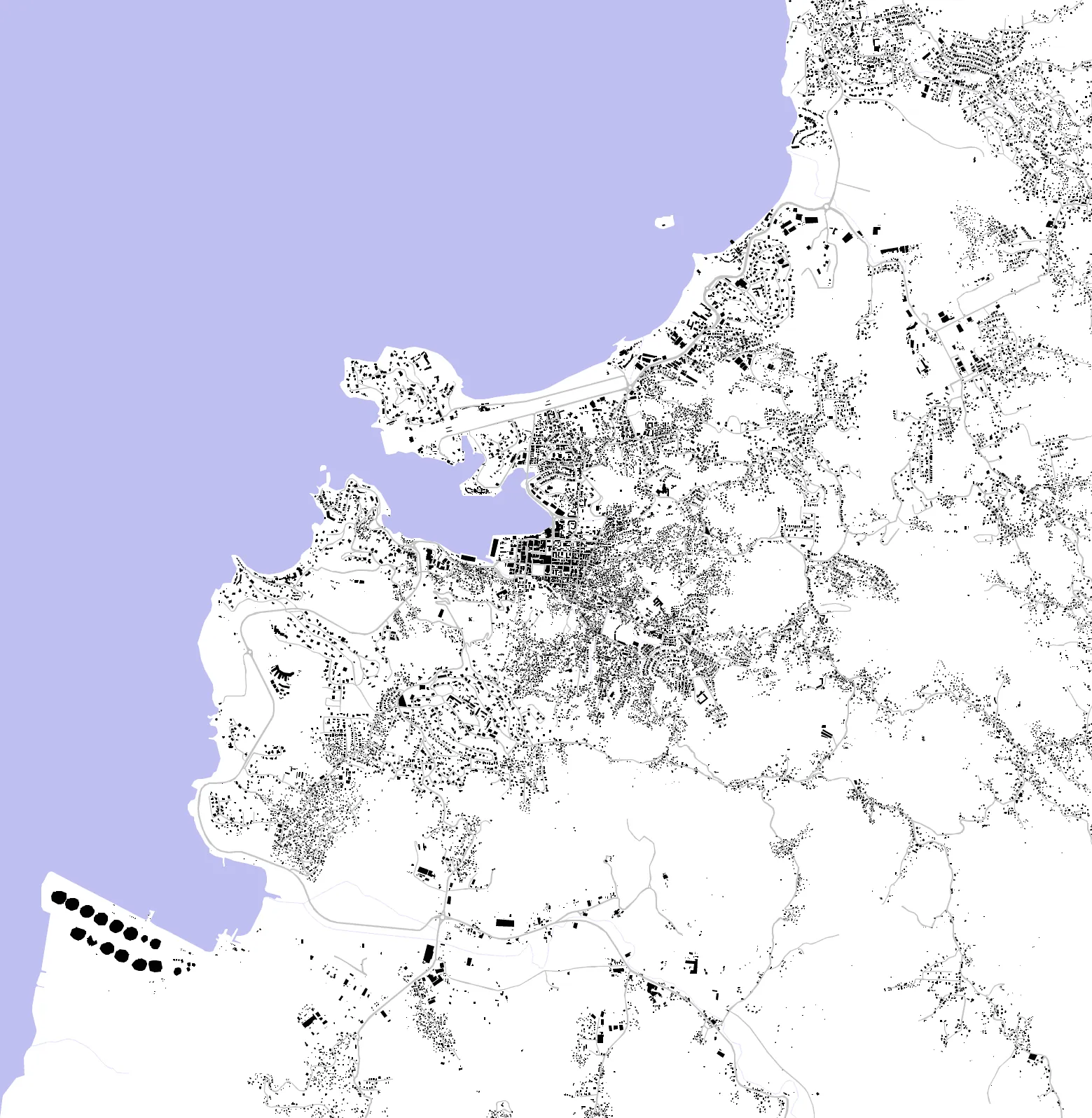 Castries figure ground plan