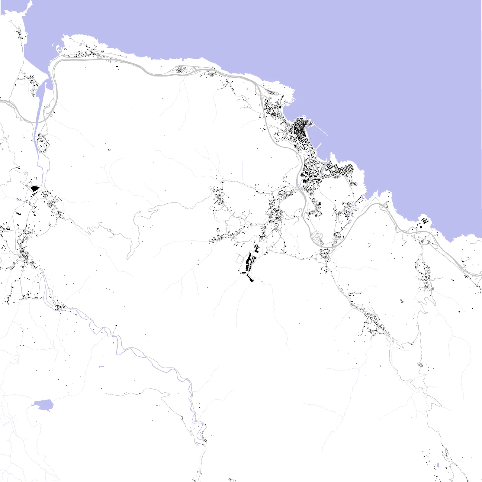 Castro Urdiales Schwarzplan