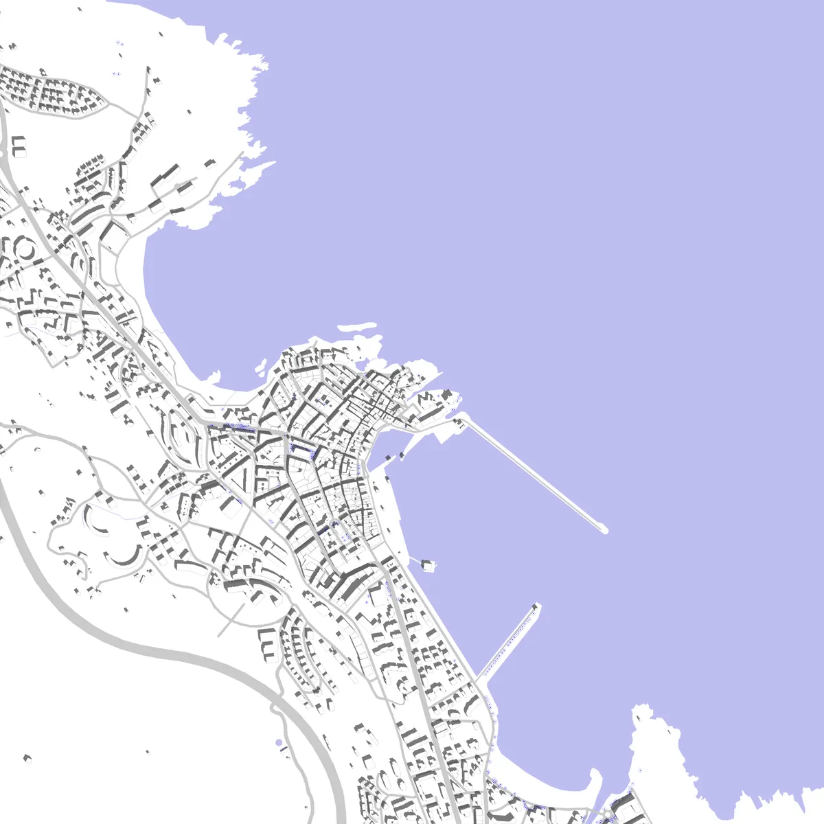 Castro Urdiales Lageplan (2,5 km)