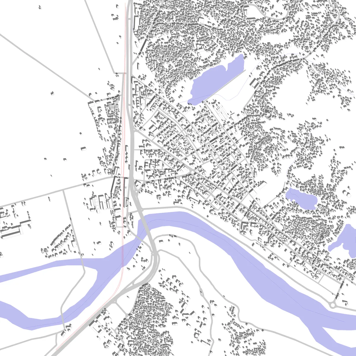 Catumbela planta de localização (2,5 km)