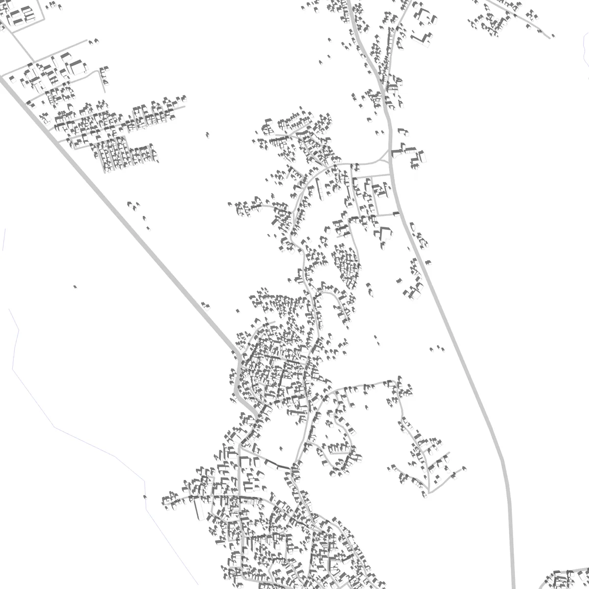 Caucagua plano de situación (2,5 km)