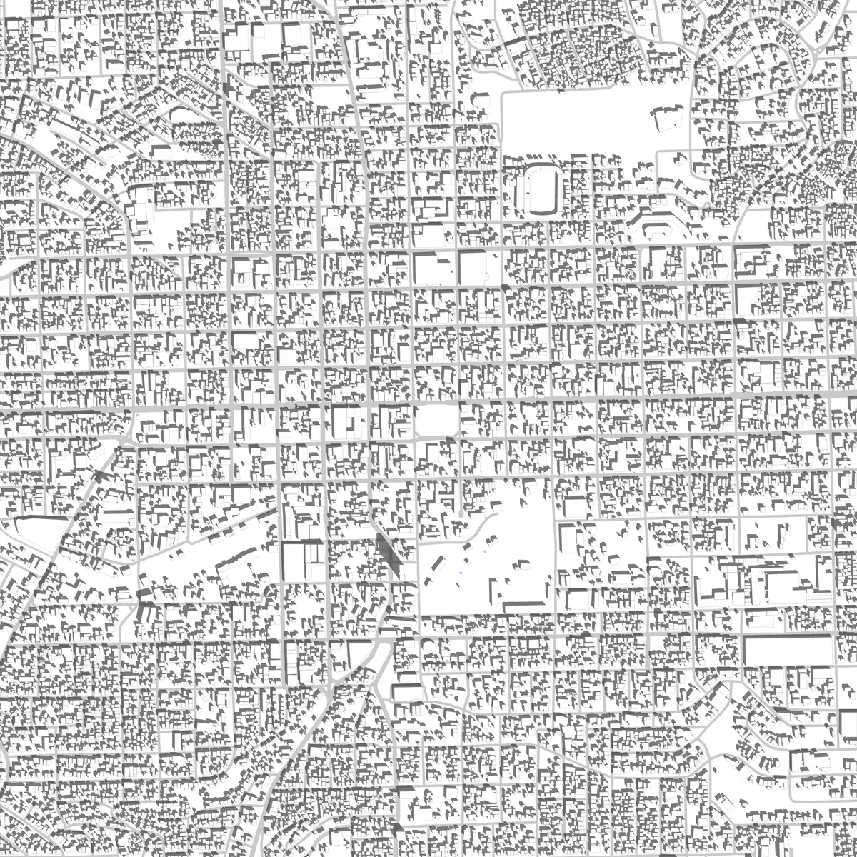 Caxias planta de localização (2,5 km)