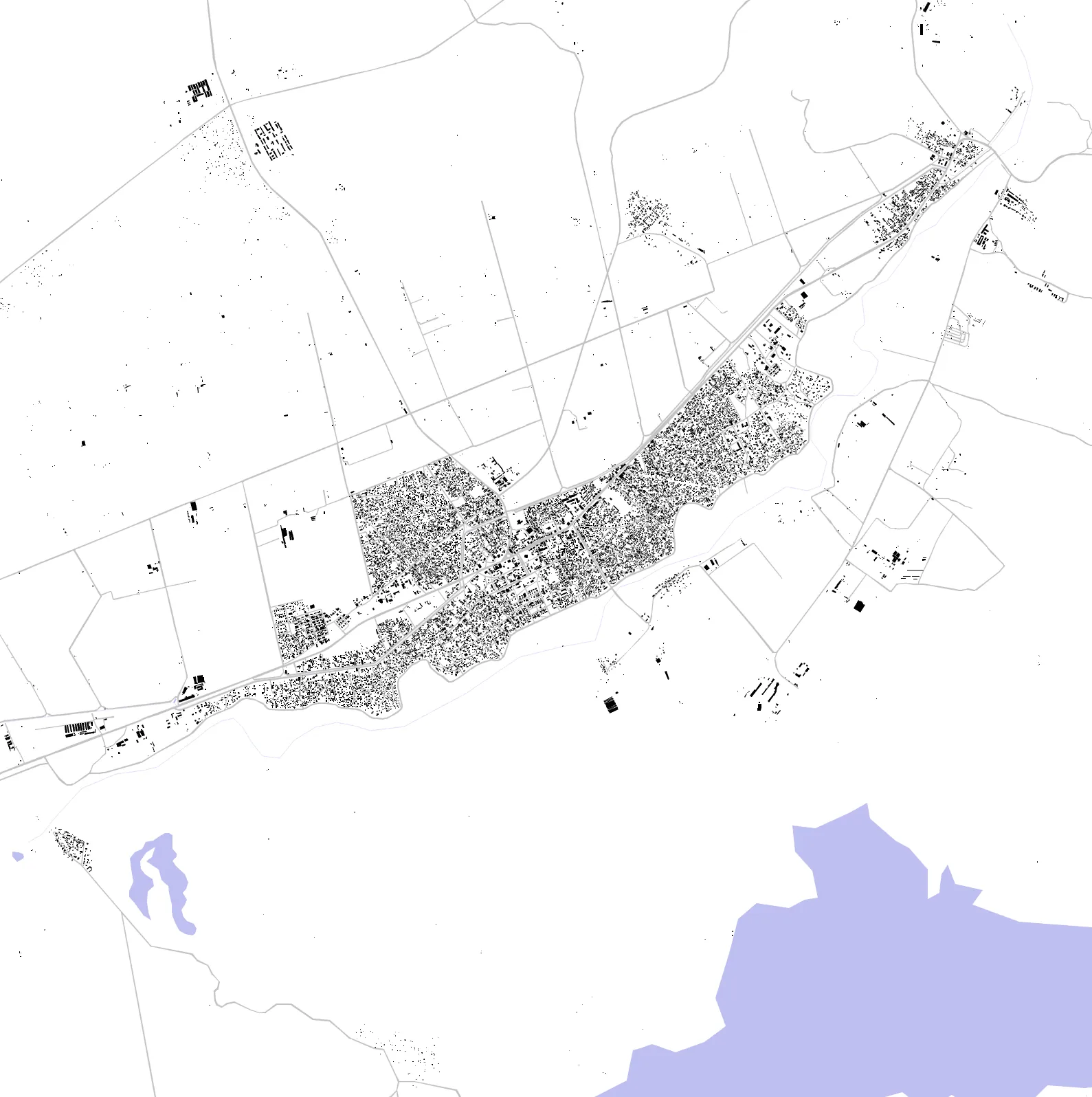 Caxito planta de cheios e vazios
