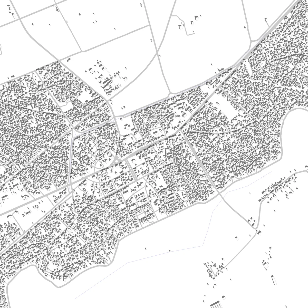 Caxito planta de localização (2,5 km)