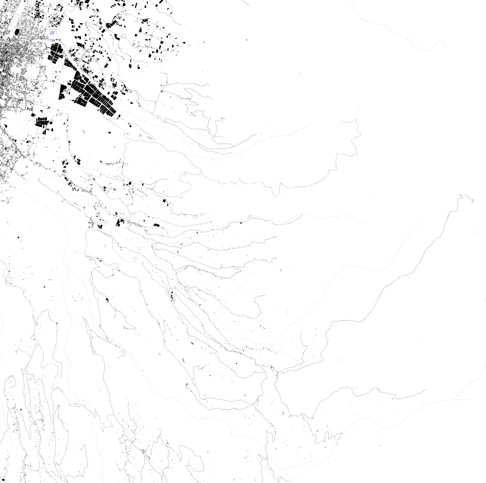 Cayambe figure ground plan