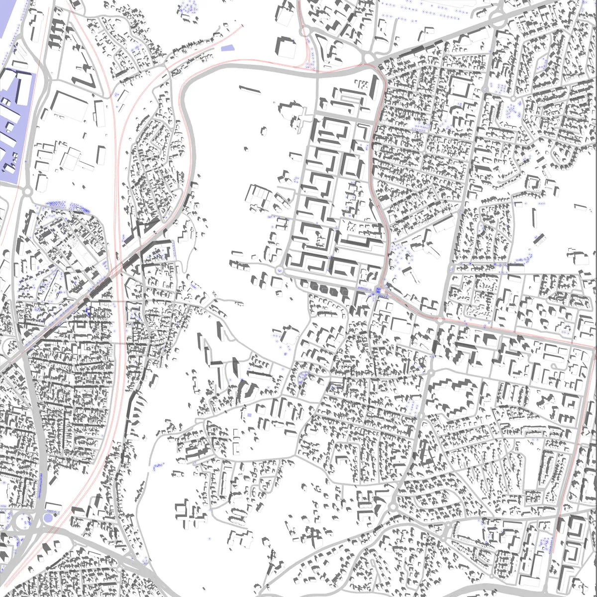Cenon Lageplan (2,5 km)